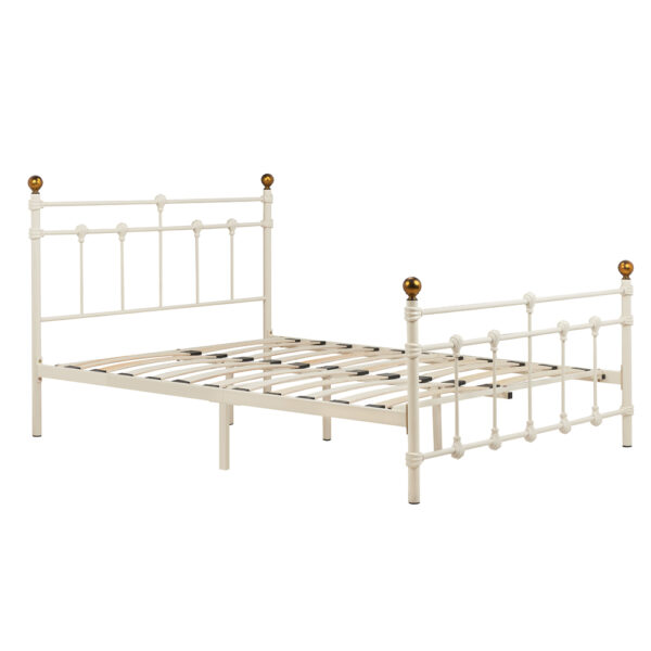 Altai Double Bed | Cream