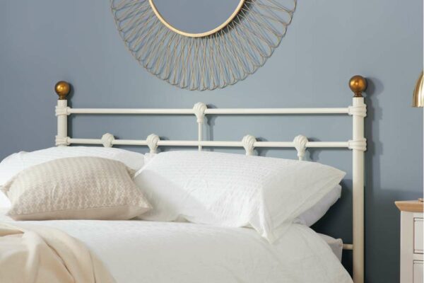 Altai Double Bed | Cream