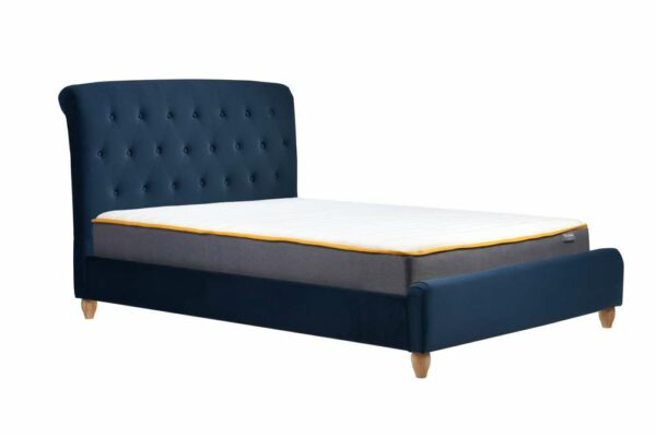 Burren King Bed | Blue