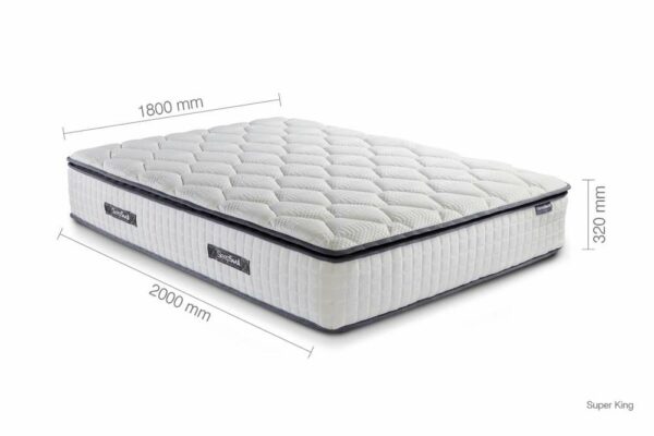 Bliss Super King Mattress | White