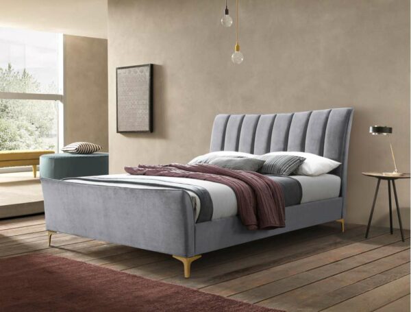 Nixon King  Bed | Grey