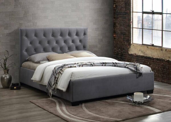 Washington King Bed | Grey