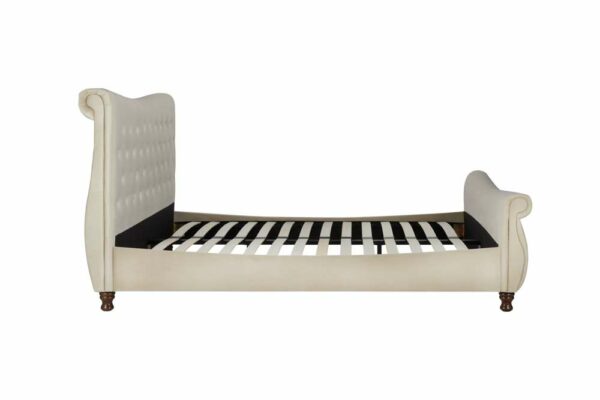 Doune Super King Bed | Warm Stone Grey