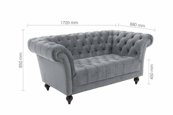 Holt 2 Seater Sofa | Grey