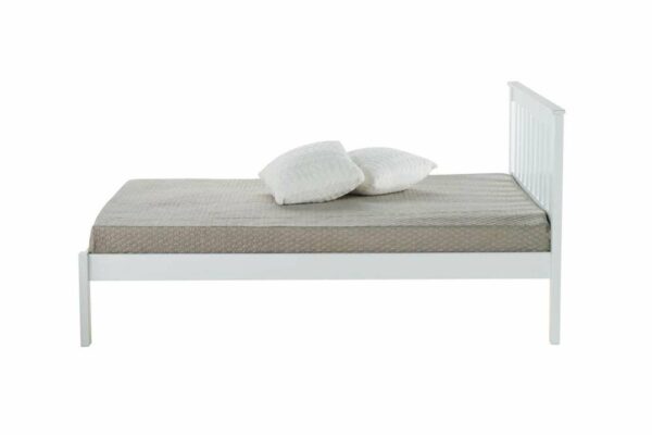 Hurlford King Bed | White