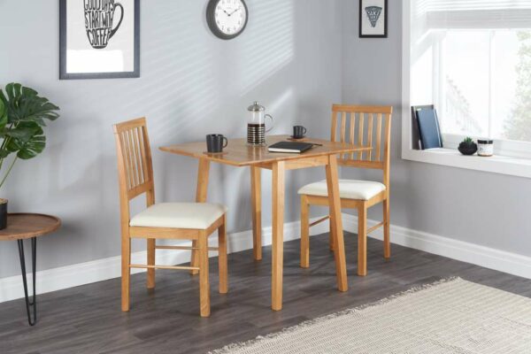 Drop Leaf Dining Set | Oak