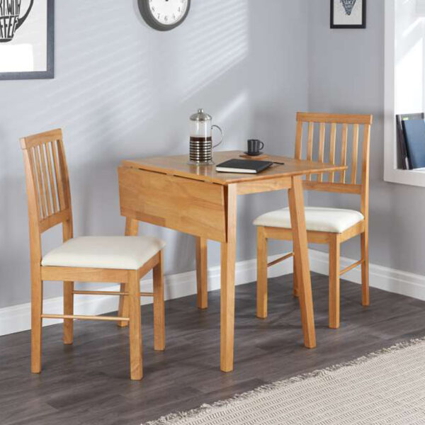 Drop Leaf Dining Set | Oak