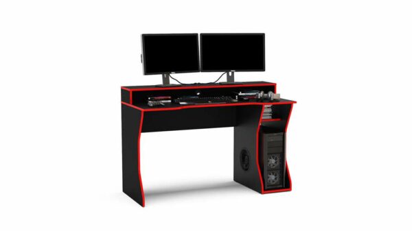 Enzo Gaming Computer Desk | Black & Red