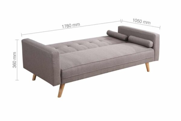 Ethan Large Sofa Bed | Grey