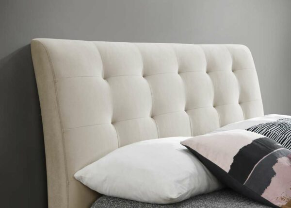 Cream Montrose Double Bed | Warm Stone