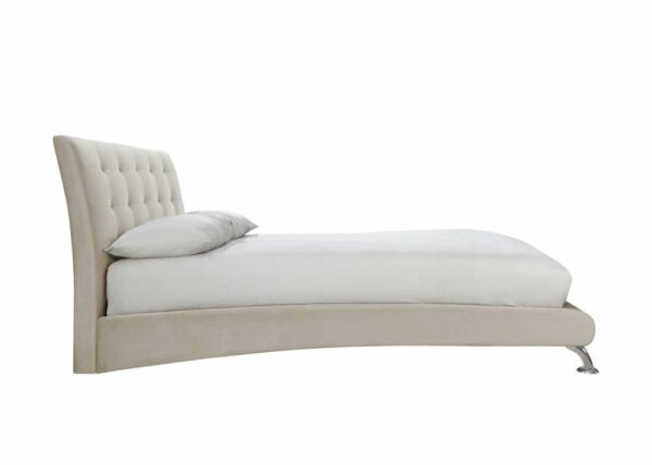 Cream Montrose Double Bed | Warm Stone