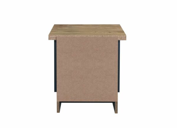 Cullercoats 2 Drawer Bedside | Navy Blue & Oak