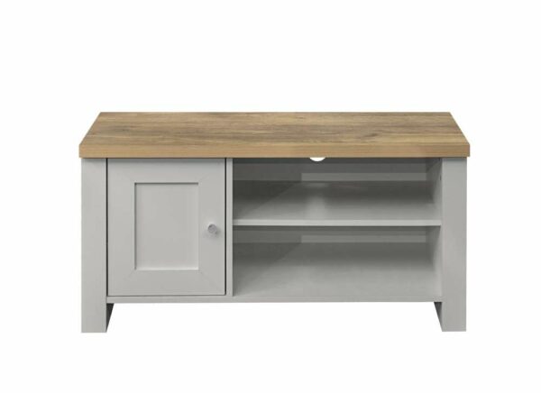 Cullercoats Small TV Unit | Grey & Oak