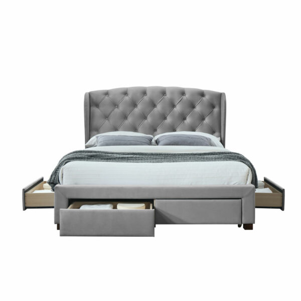 Haikou King Bed | Grey