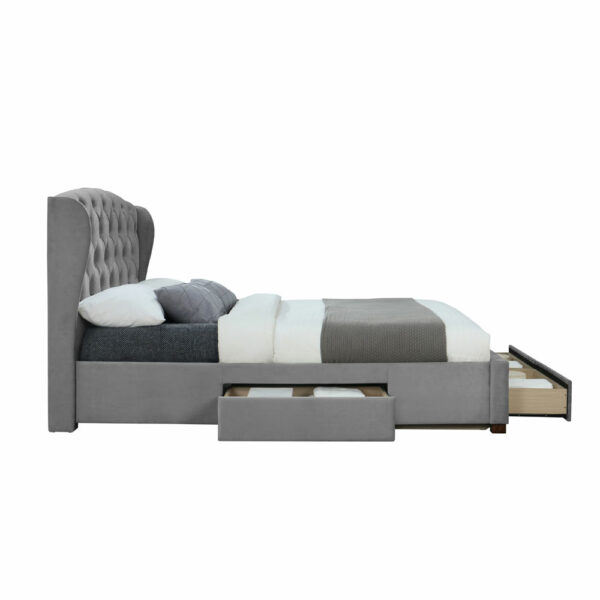 Haikou King Bed | Grey