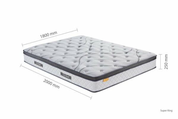 Heaven Super King Mattress | White
