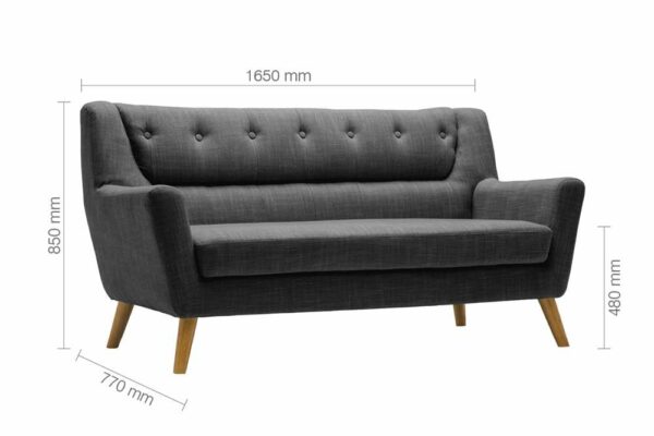 Malvern Large Sofa | Grey