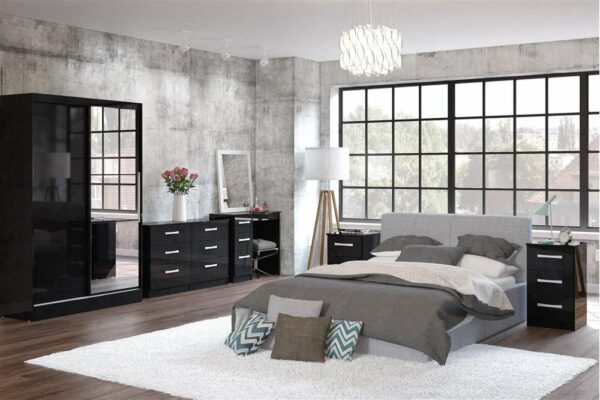 Bali 5 Drawer Chest | Black