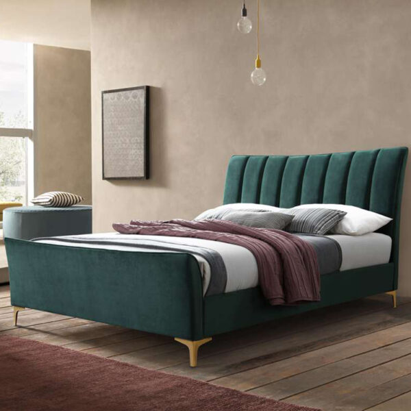 Nixon Small Double Bed | Green