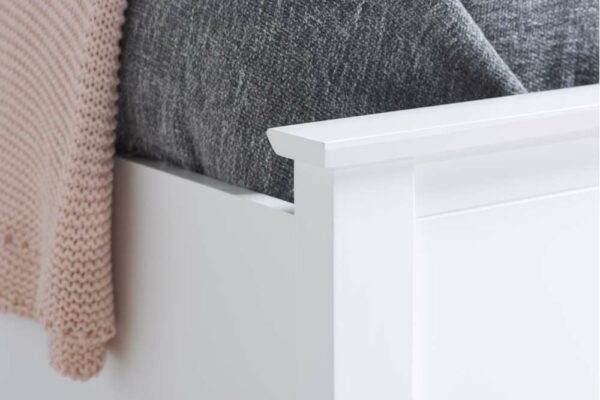 Denbeigh King Ottoman Bed | White