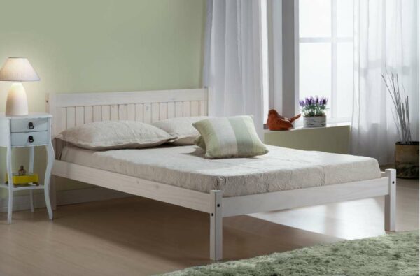 Neath Double Bed | White