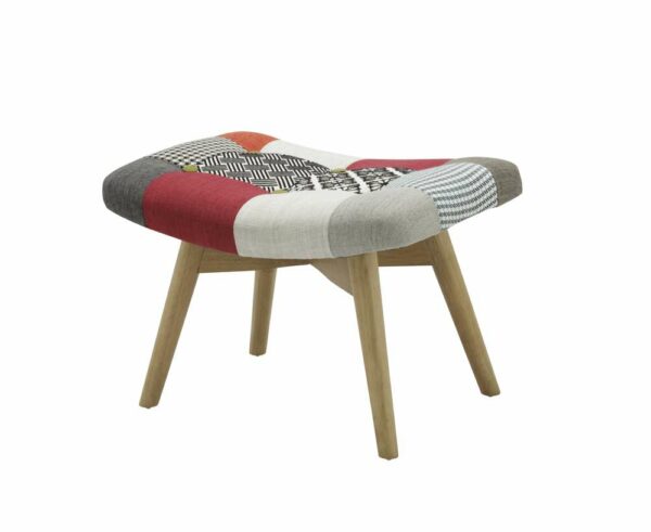 Sloane Footstool | Multi-coloured