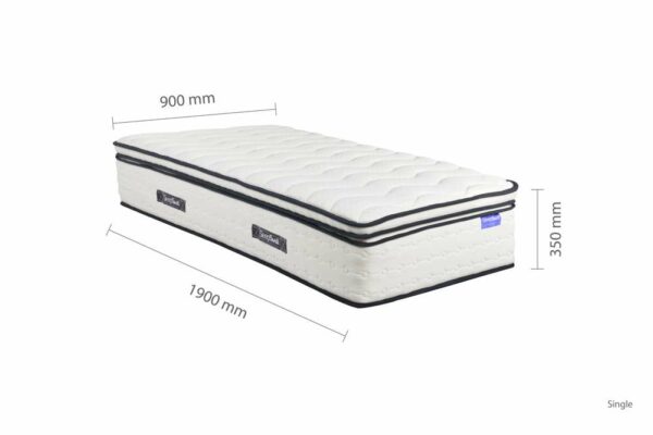Space Single Mattress | White
