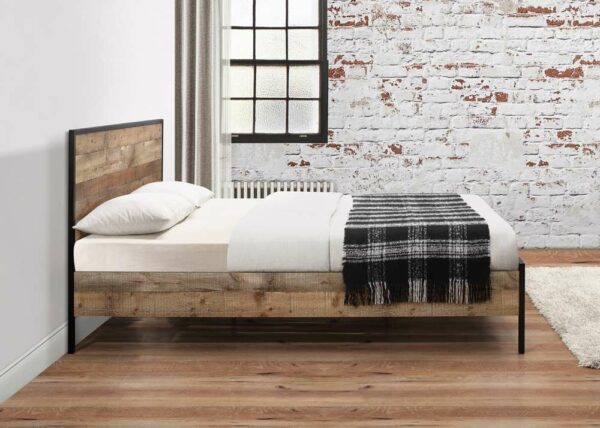 Zeya King Bed | Rustic