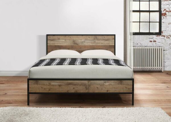 Zeya King Bed | Rustic
