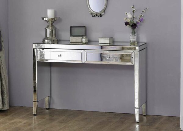 Rugeley 2 Drawer Console Table | Mirrored