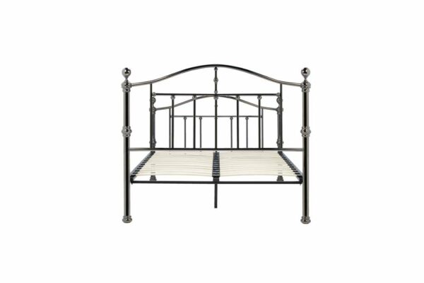 Victoria King Bed | Nickel