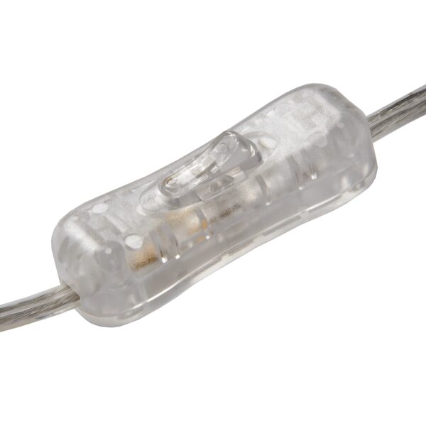 Roma Glass Table Lamp Grey