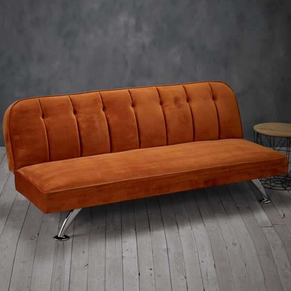 Harlesden Sofa Bed | Orange