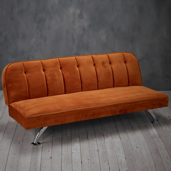 Harlesden Sofa Bed | Orange