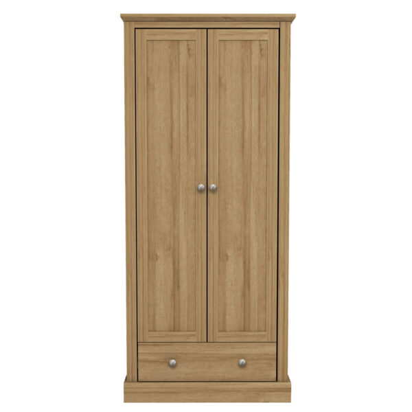 Latimer 2 Door Wardrobe | Oak Finish