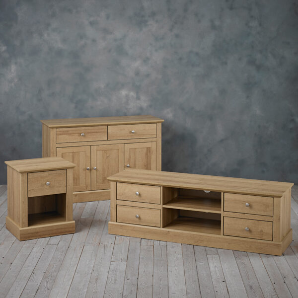 Latimer 2 Door Wardrobe | Oak Finish