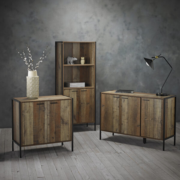 Colliers 3 Drawer Chest | Distressed Oak Effect | Self Assembly