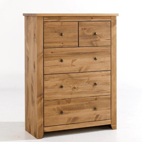 Heathrow 3+2 Chest | Pine | Self Assembly