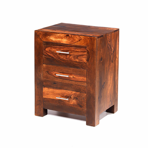 Taranto 3 Drawer Bedside