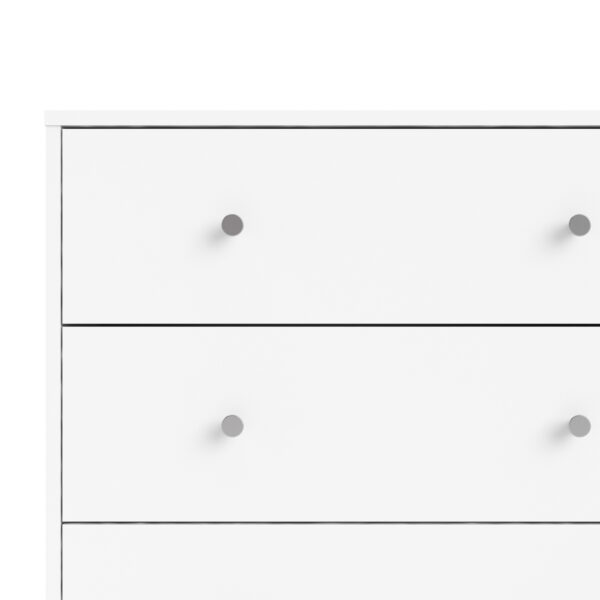 Elegance Chest of 6 Drawers (3+3) in White | Self Assembly