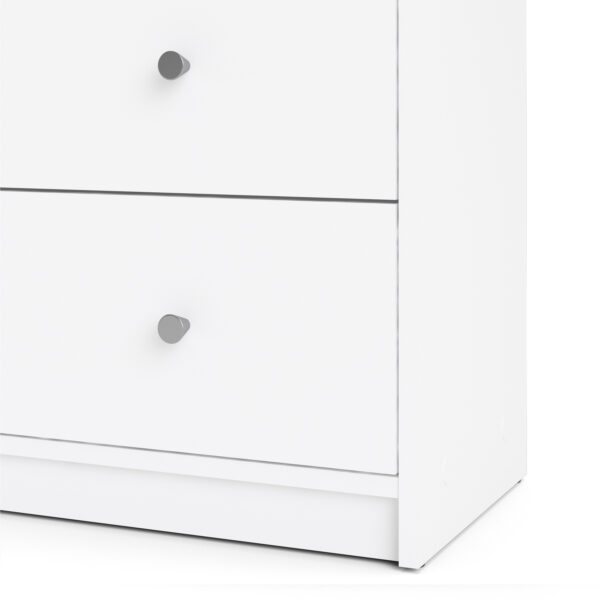 Elegance Chest of 6 Drawers (3+3) in White | Self Assembly