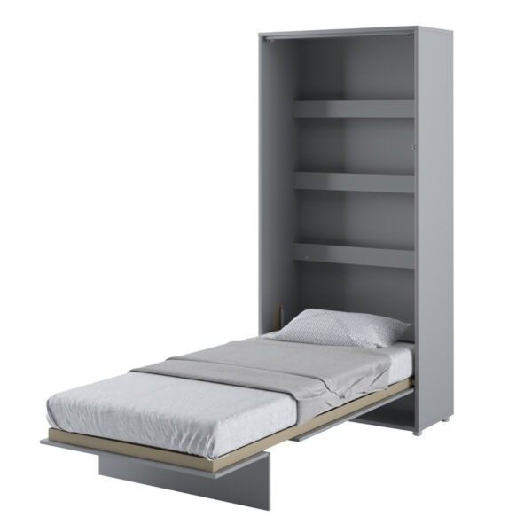 Vertical Wall Bed Concept 90cm | Grey Matt