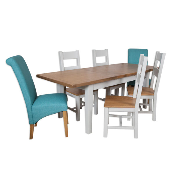 Norfolk French Grey 1.2 Extending Dining Table