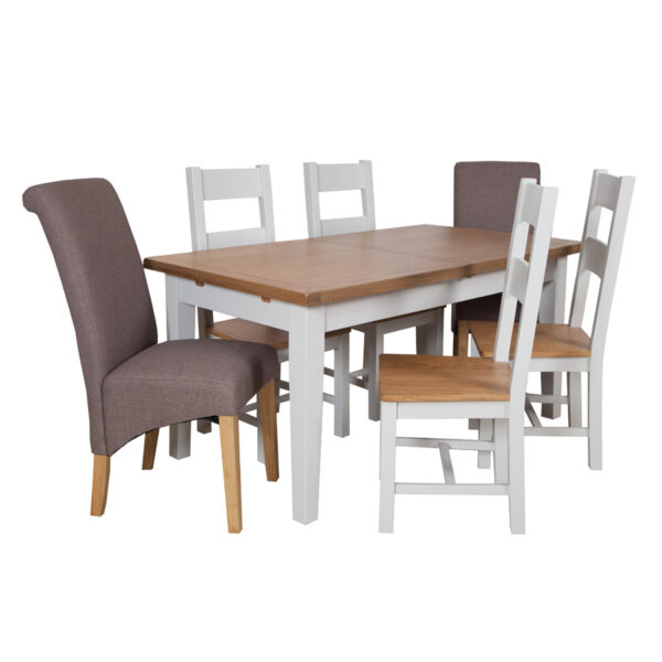 Norfolk French Grey 1.2 Extending Dining Table