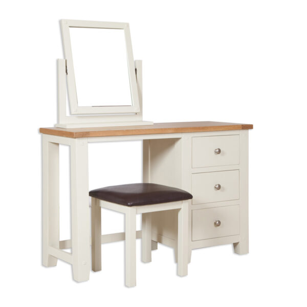 Norfolk Ivory Dressing Stool