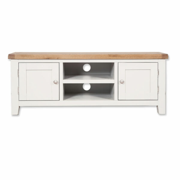 Norfolk White Plasma TV Cabinet