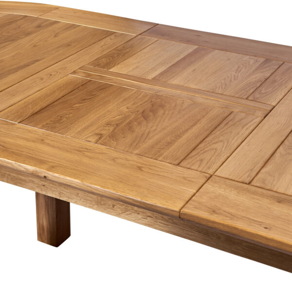 Wellington Oak Large D-End Extending Table | 161.5 - 211.5cm