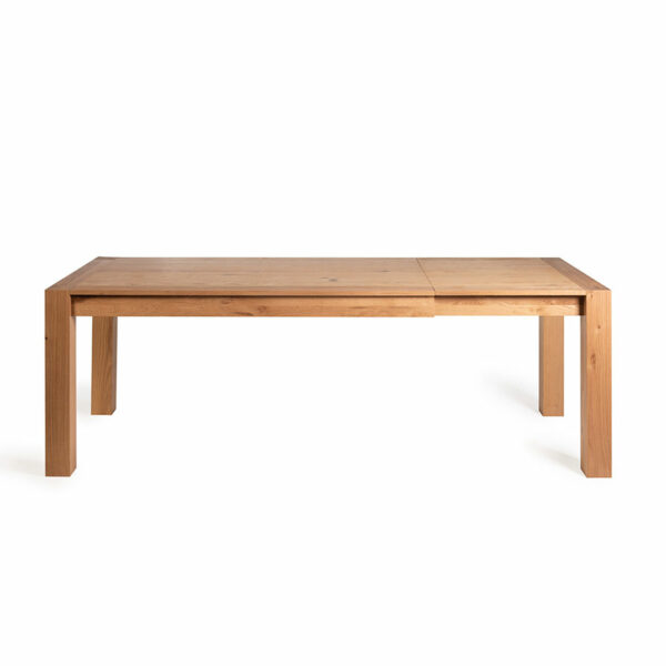 Yellow Silvan Light Oak 6-10 Seat Extending Dining Table with 8 Cezanne Mustard Velvet Fabric Chairs | 185 - 245cm