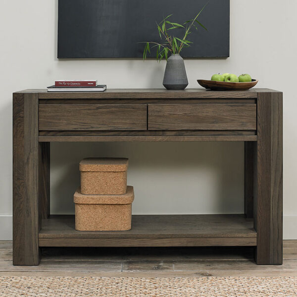 Watford Fumed Oak Console Table