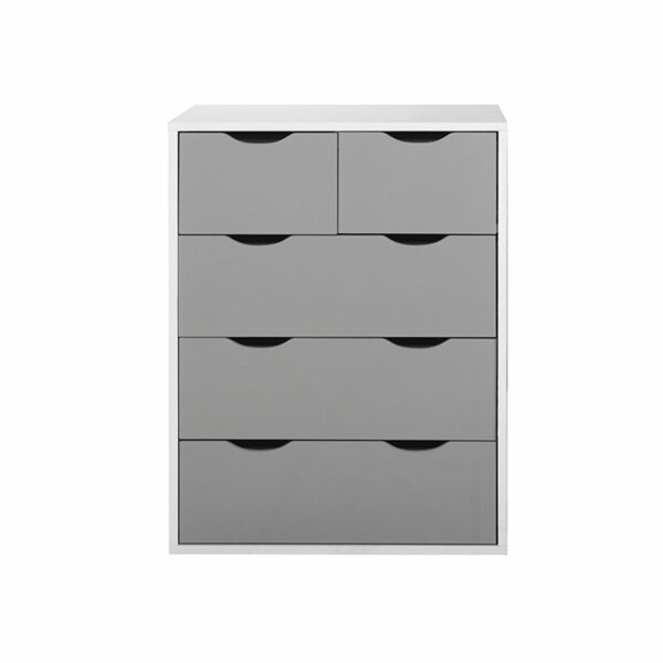 Trent 3 Piece Bedroom Set | Grey | White | Self Assembly